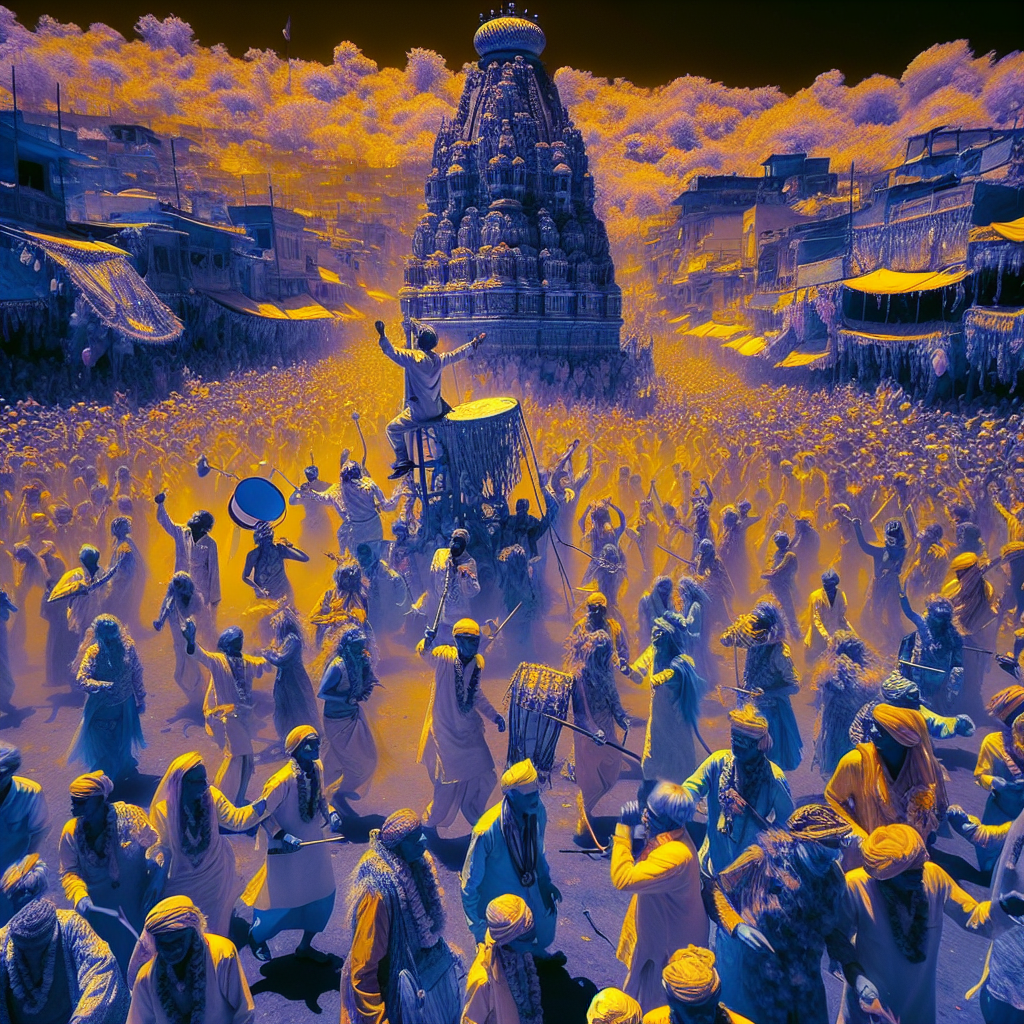 Imagine capturing the vibrant colors and energy of a cultural festival through the unique lens of infrared photography, creating a surreal and abstract interpretation of the traditional celebrations. What new perspectives and hidden beauty will you uncover in this fusion of art and culture?